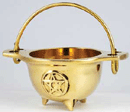 Small Brass Cauldron